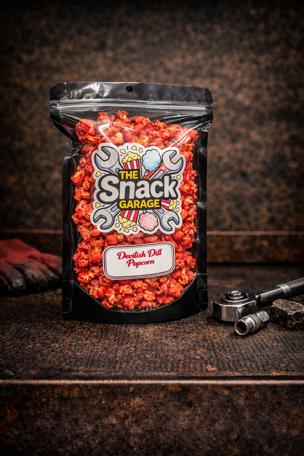 Devilish Dill Popcorn