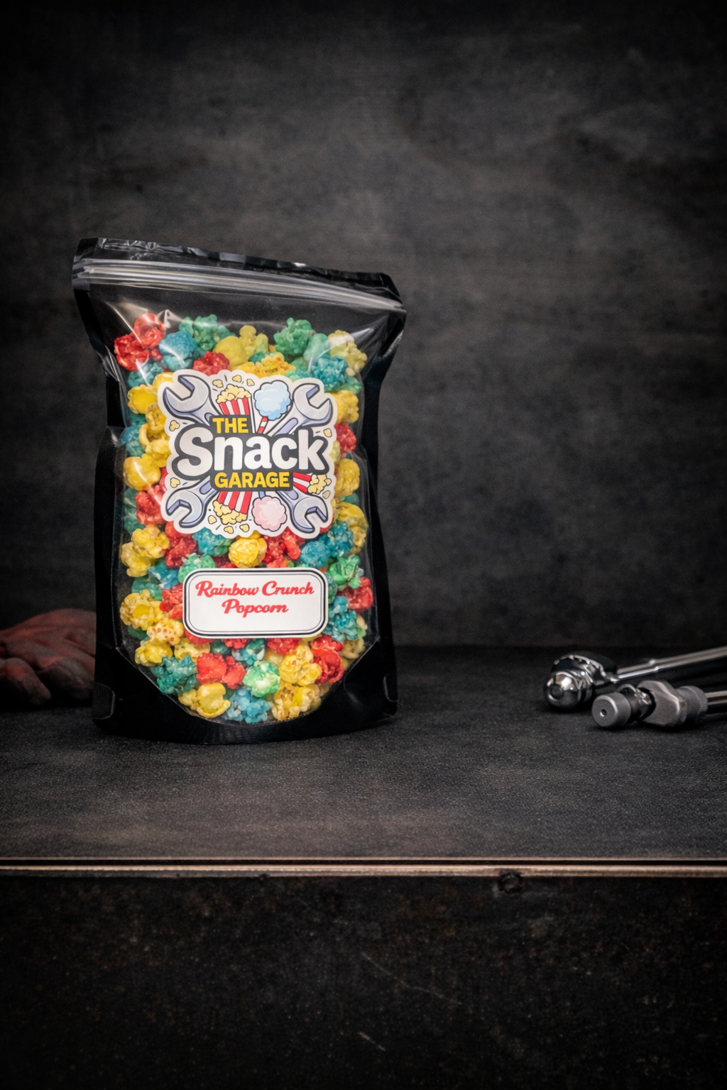 Rainbow Crunch Popcorn