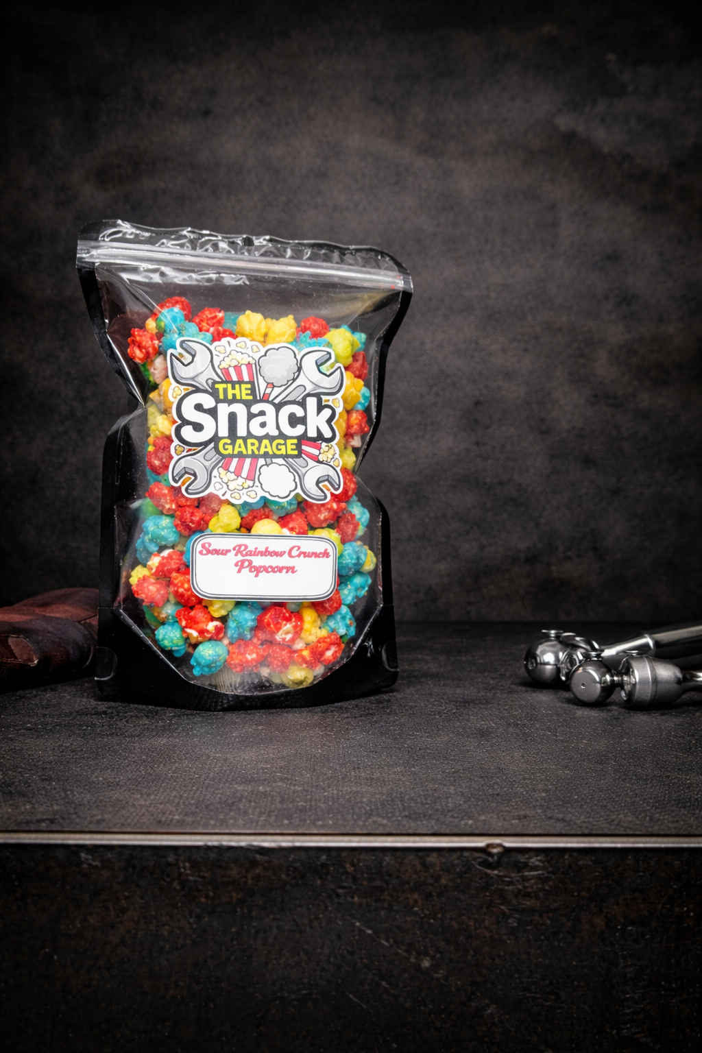 Sour Rainbow Crunch Popcorn