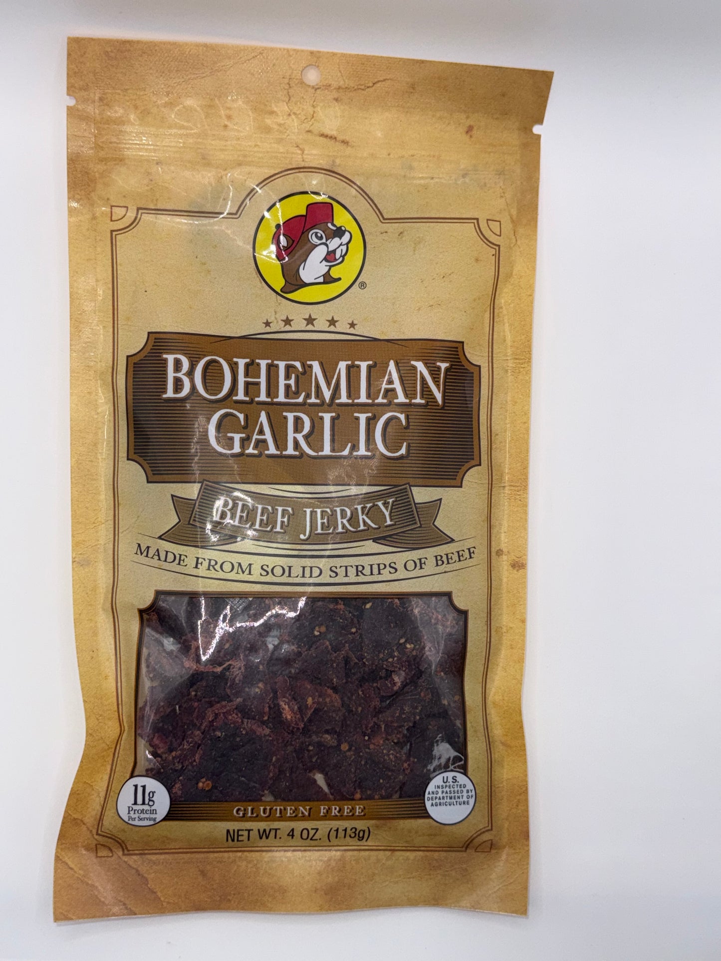 Buc-ee's Bohemian Garlic Beef Jerky product photo 1