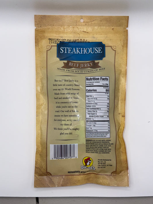 Buc-ee's Steakhouse Beef Jerky product photo 2